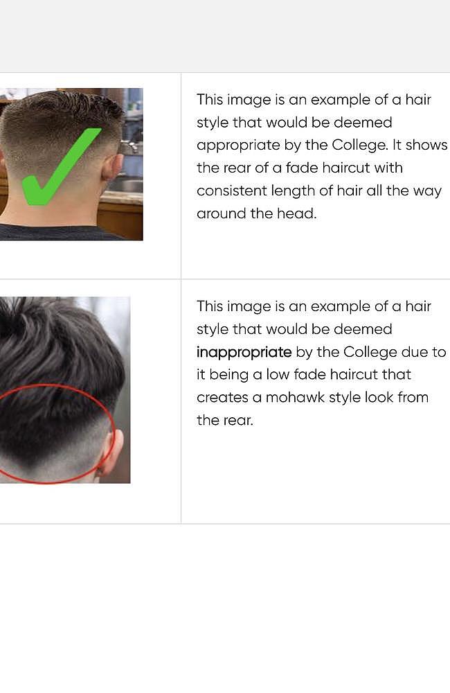 Marcellin College allows fade haircuts following a suggestion from student leaders in 2022.