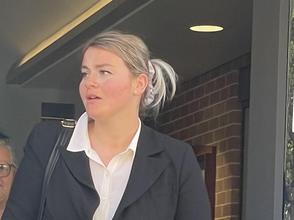 Savage leaving Wyong Local Court after pleading guilty to breaking into a pregnant woman's house at Budgewoi armed with a Samurai sword and recklessly wounded her. Picture: NewsLocal