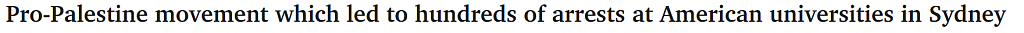 美国高校亲巴运动蔓延至澳洲！悉尼大学出现“加沙团结营地”，绿党议员表支持（组图） - 1