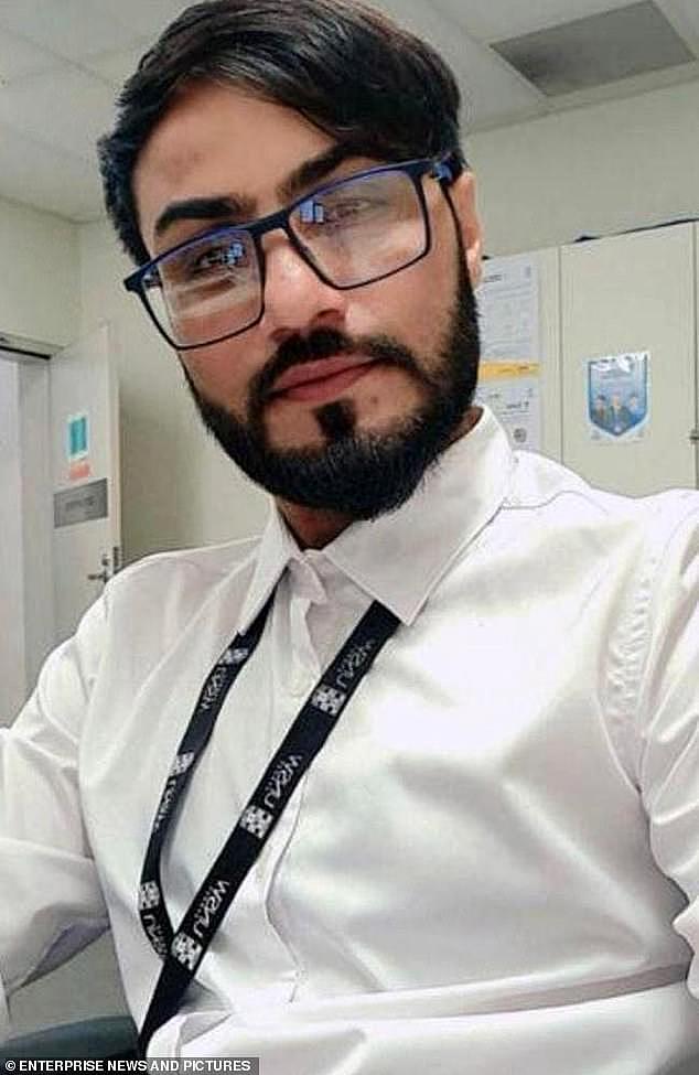 Westfield security guard Faraz Tahir (pictured) was killed on his first day on the job