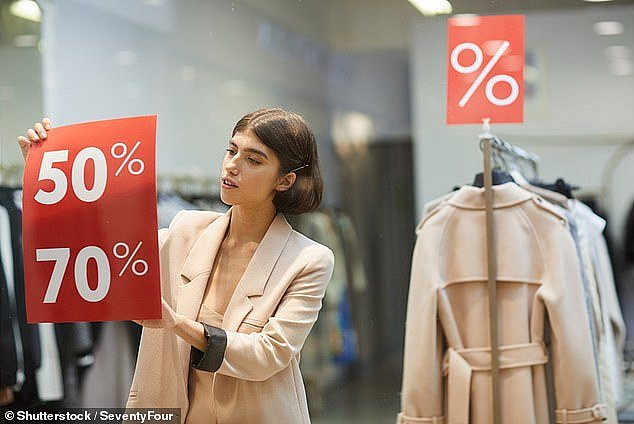 Workers employed in retail industries (pictured) will be among the first to lose their jobs when AI technologies takes over the workforce