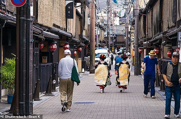 Sandy said that Japan has banned tourists from going down certain laneways in Gion, Kyoto's Geisha district because of bad tourist behaviour (pictured Gion)