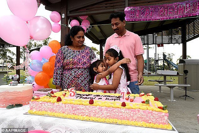After a long fight with immigration authorities, which almost saw the family deported to Sri Lanka, they finally gained the right to stay in Australia in 2022