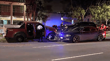澳华人区凌晨上演追车大战！4名teenager偷车一路狂飙，警方出动直升机追捕90分钟（组图）