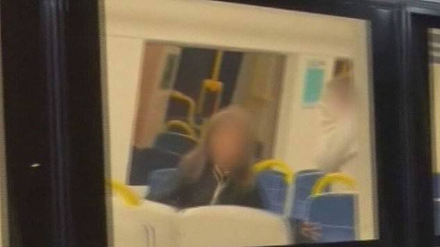 A group of teenage girls has been accused of wreaking havoc and assaulting commuters on an Adelaide train line (pictured, footage of