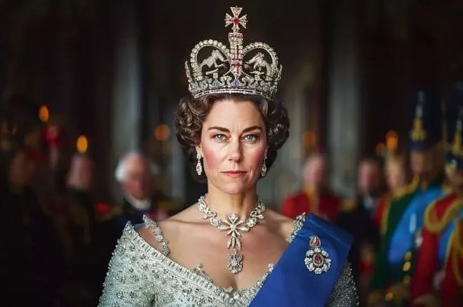 法国杂志用AI描绘30年后英国王室：夏洛特嫁王子，凯特成王太后（组图） - 4