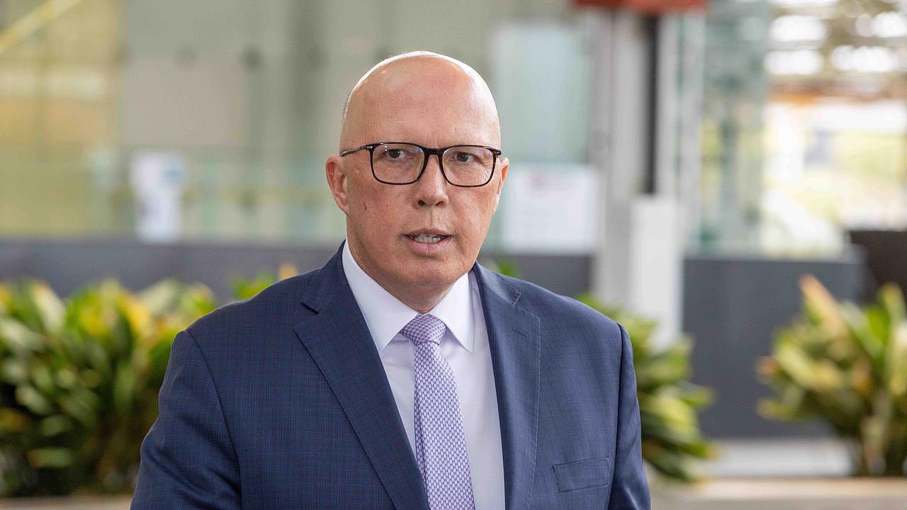 Mr Dutton said he feared Australian defence force members would be put at risk if China were allowed to continue. Picture: NCA NewsWire / Ben Clark