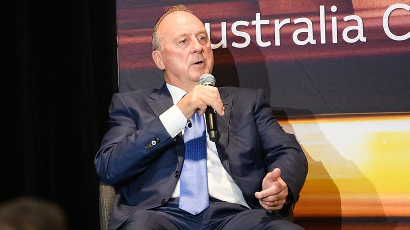 MinRes founder Chris Ellison speaks at the Macquarie Australia Conference.