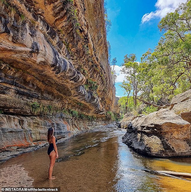 The Drip Gorge in New South Wales' Goulburn River National Park came in fifth thanks to its unique rock formation creating an enchanting cool oasis