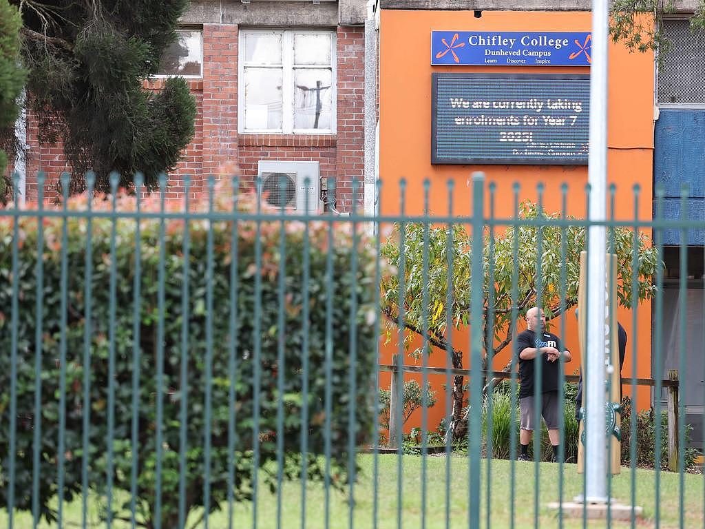 Chifley College Dunheved in the aftermath of the lockdown. Picture: Tim Hunter.