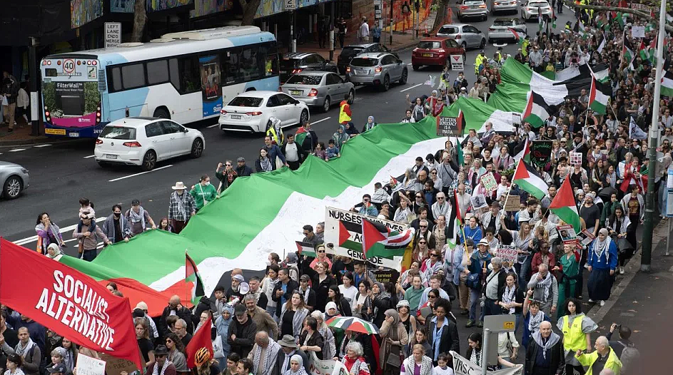 今天，悉墨爆发千人游行！抗议者吁以色列取消进攻加沙城市（组图） - 6