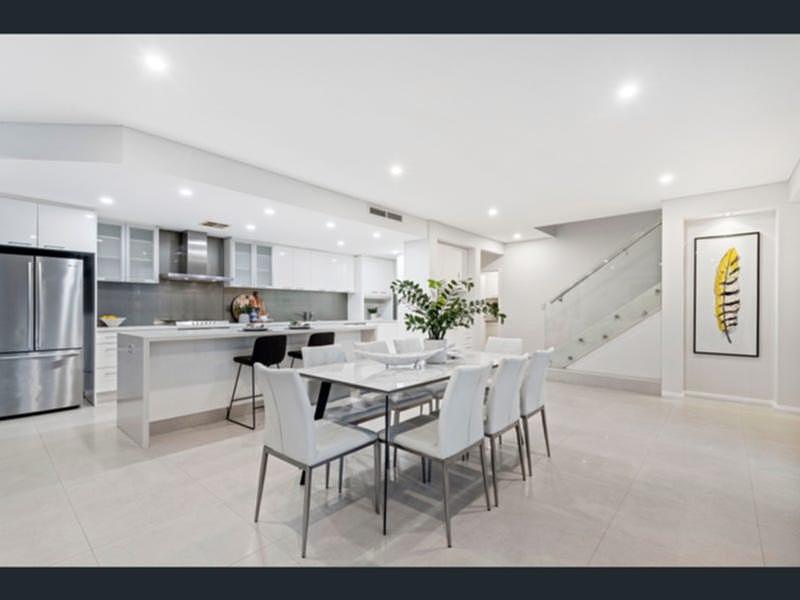 The kitchen area of the Swanbourne home which settled this week for $3.93million, but the sale comes as the coastal suburbs slows down.