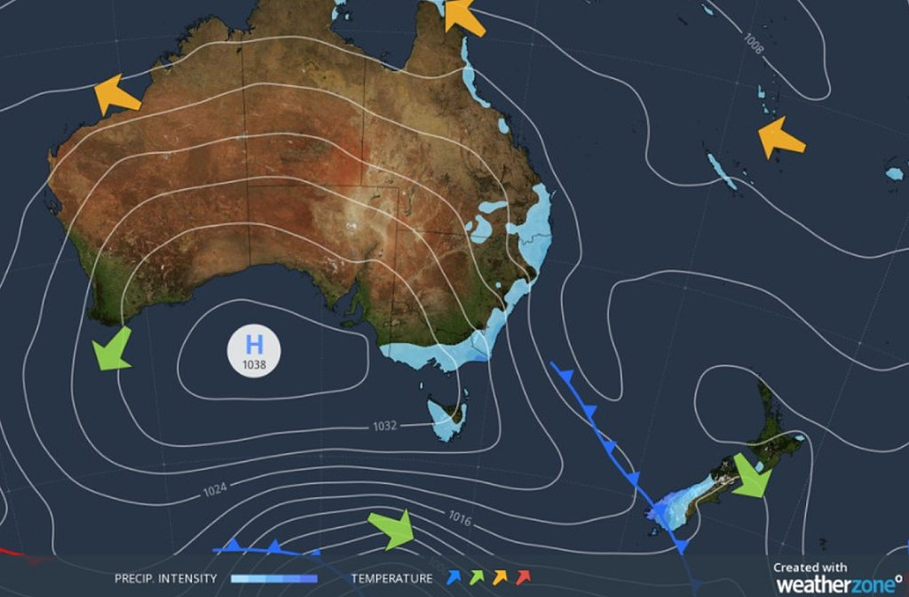 极地寒流席卷澳洲东岸！多地大幅降温并出现强风，部分地区或降下冰雹（组图） - 2