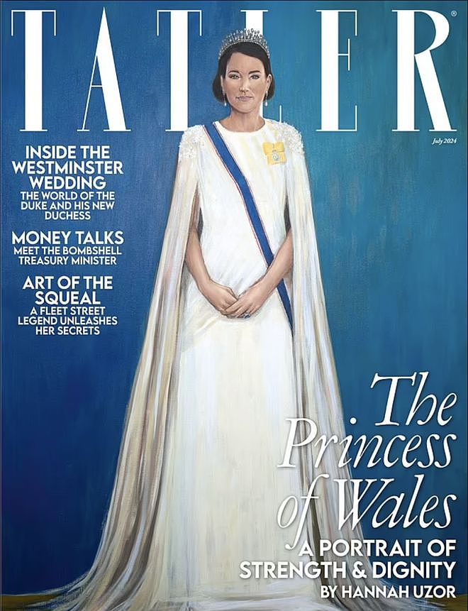 英国《尚流》杂志封面的凯特王妃肖像画被称可怕、不像本人（组图） - 2