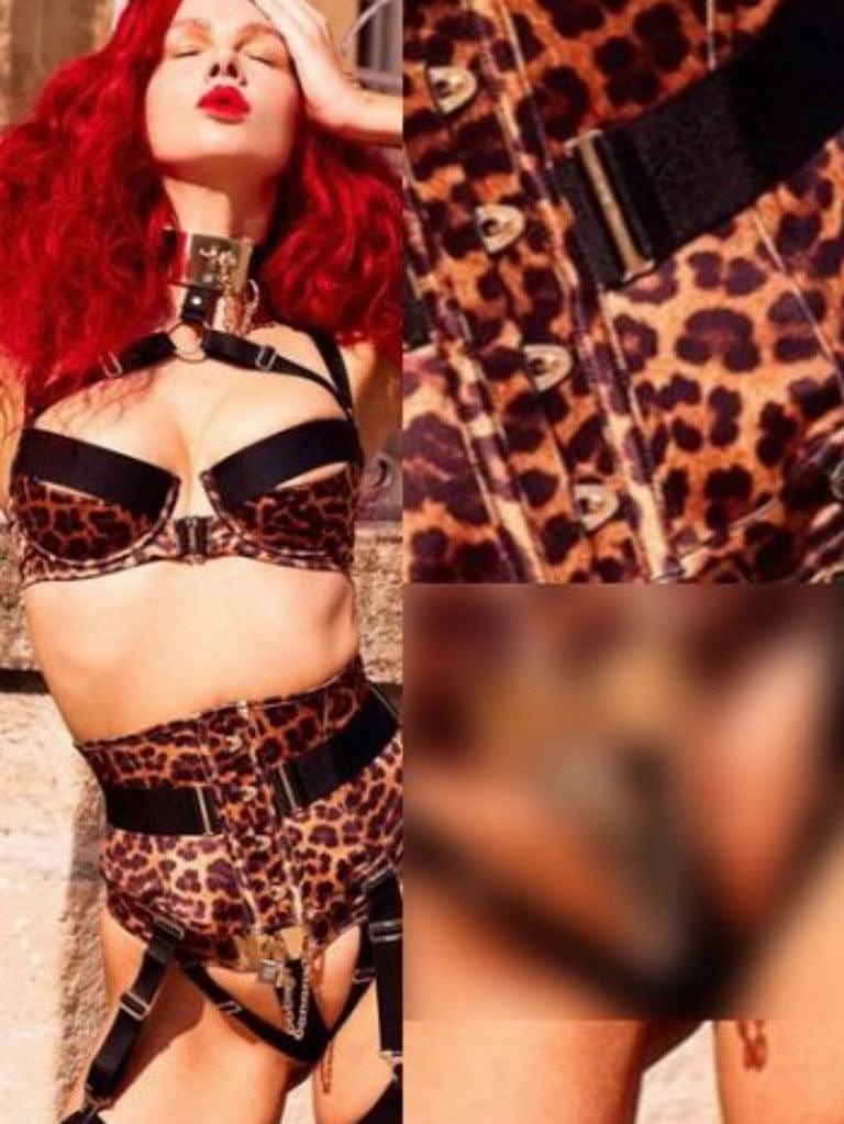A Honey Birdette advertising imagery that has drawn controversy.