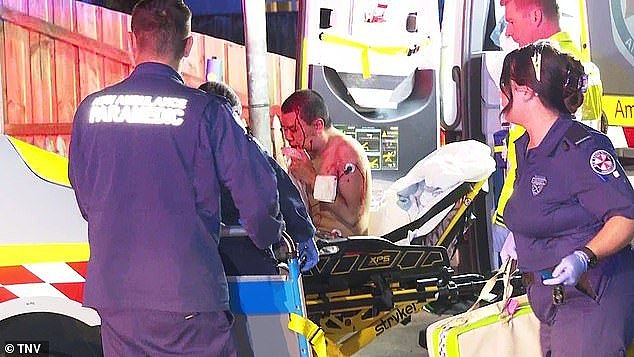 A woman and a man are in hospital with stab wounds after a knife attack in Sydney 's inner west