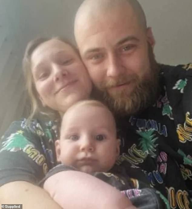 Young carpenter Chris Wall (pictured with his partner Jaimie and their baby, Charlie) has been robbed of around $14,000 worth of the tools he needs to work, severely restricting his ability to earn a living for himself and his family