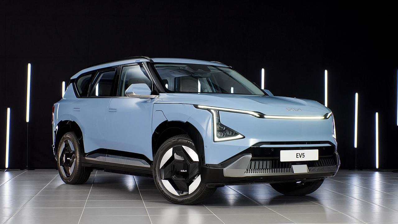 Kia’s EV5 electric SUV arrives in June.