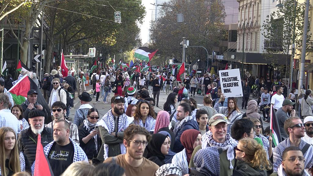 悉墨爆发反战游行！数千人涌上街头，谴责以色列发动战争（组图） - 4