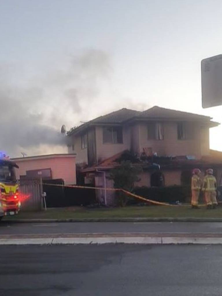NSW Fire and Rescue crews rushed to Groundsel Ave in Macquarie Fields just after 2am on Tuesday, after flames engulfed a family home