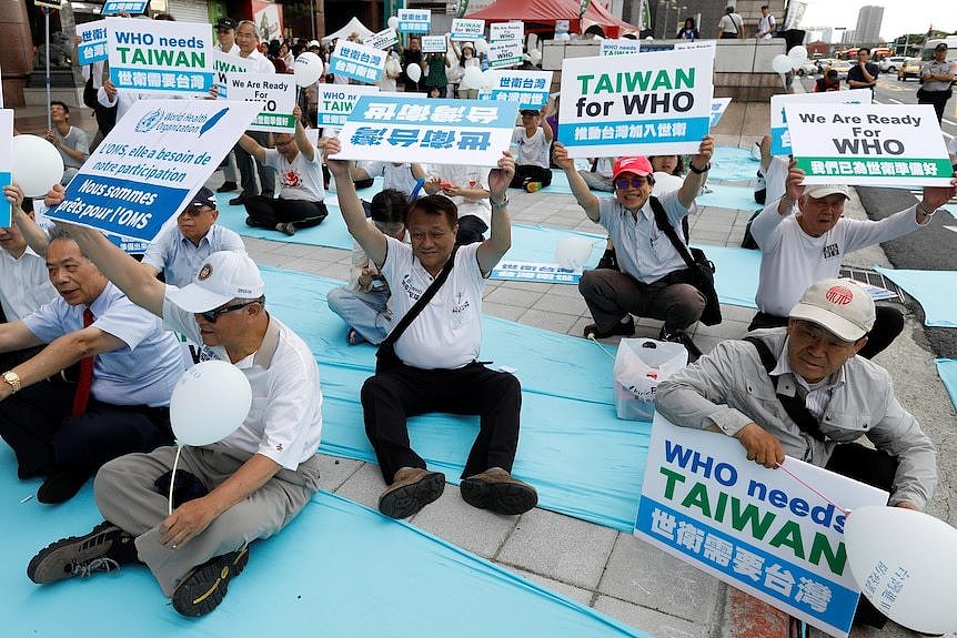 台湾2017年抗议无法参加世卫大会