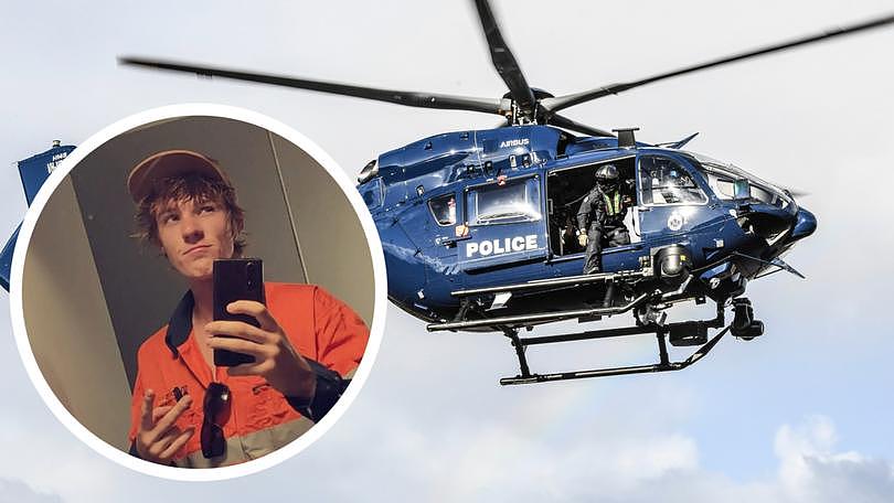 Joseph Liam Fletcher-Jones was fined $10,000 for pointing a laser light at the police helicopter. 