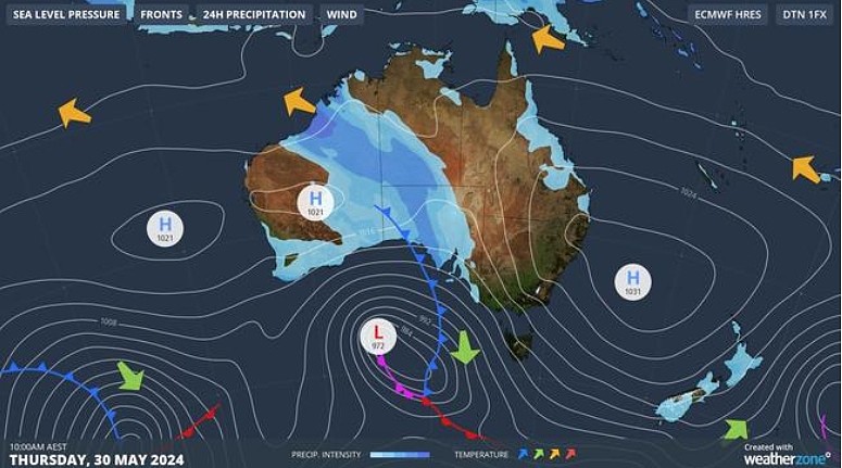 超2000公里雨带横扫澳洲！90%的地区受影响，气象局发警告（组图） - 2