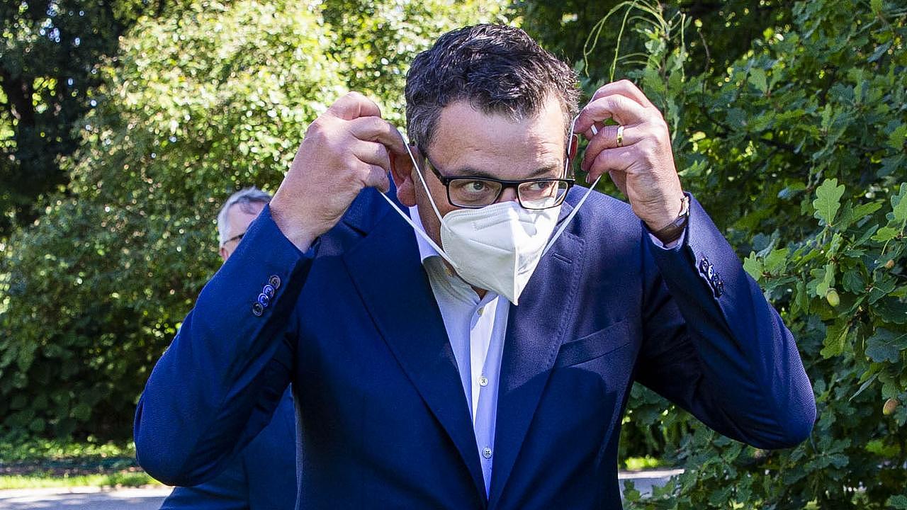 Former premier Daniel Andrews oversaw the world’s longest lockdown in Victoria. Picture: Aaron Francis