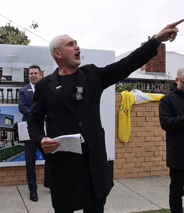 Real estate auctioneer and guru, Tom Panos (pictured), said young Aussies have 'no chance' at buying a property unless they're bankrolled by their parents or 'on OnlyFans'