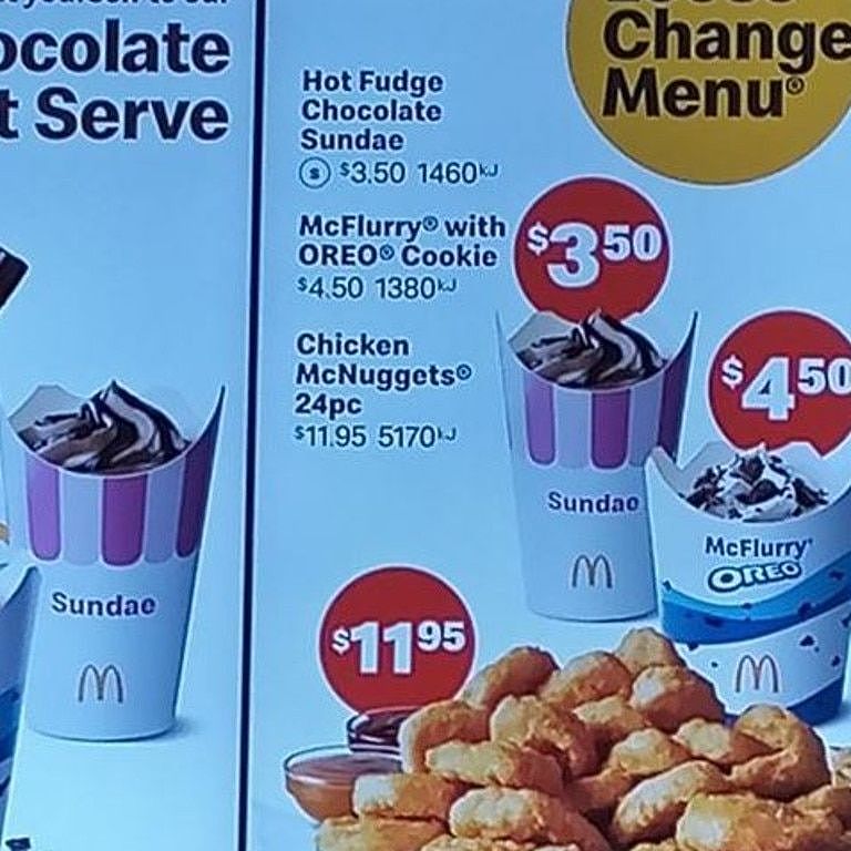 It comes after growing tension surrounding the fast-food giant's increased prices. Picture: Reddit