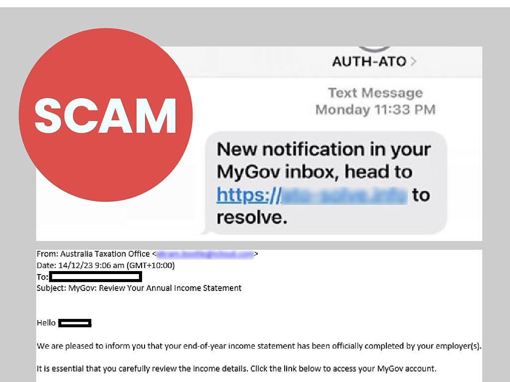 Scammers have targeted unsuspecting Australians. Picture: Australian Taxation Office