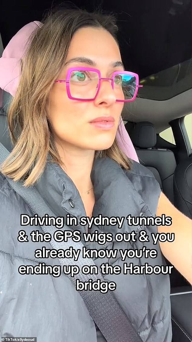 Sydney motorist Ally said she is always getting lost in the city's tunnel network of highways because her GPS cuts out - and hundreds more shared her frustration