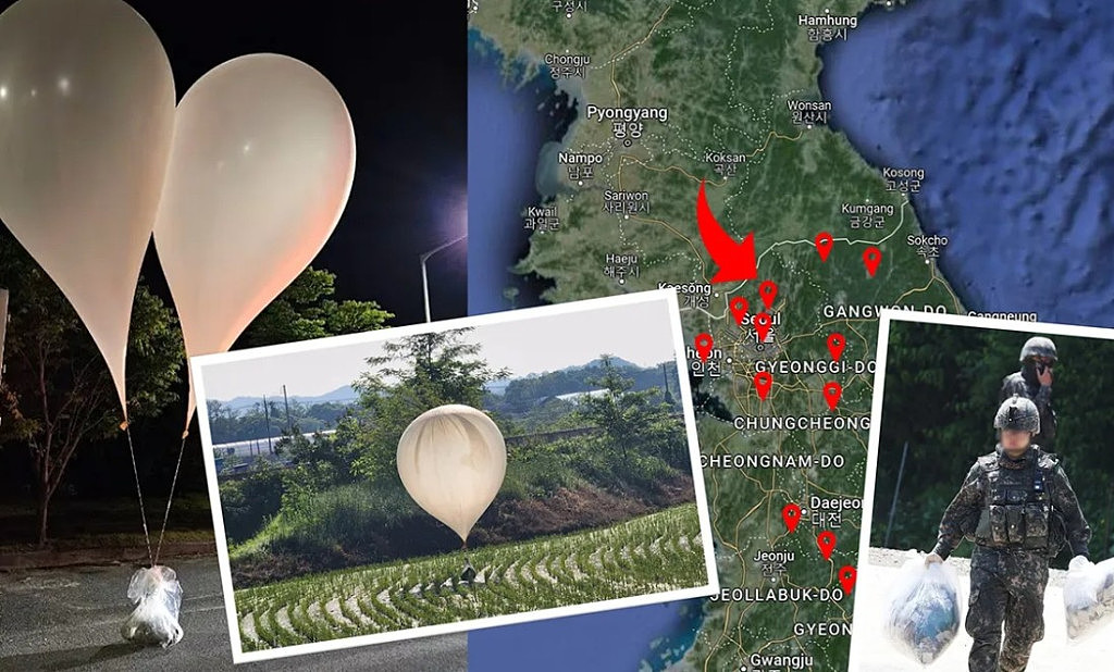 公开“投翔”！朝鲜向韩国投送大量粪便气球，中国留学生亲历“屎到临头”（组图） - 12