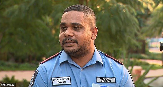 Western Australia Police Auxiliary Officer Warren Taylor saved a little girl from inside the house and said he acted on instinct when rushing into the danger