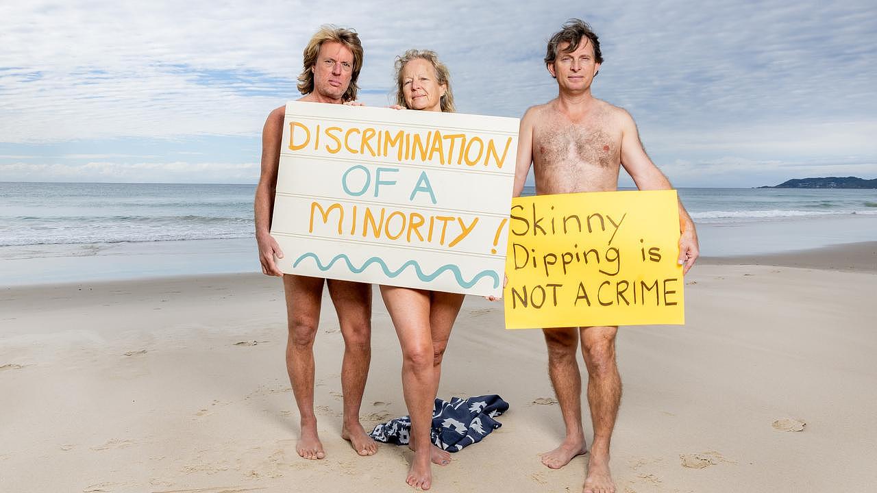 The group say nude recreation is a legitimate way of life. Picture by Luke Marsden.
