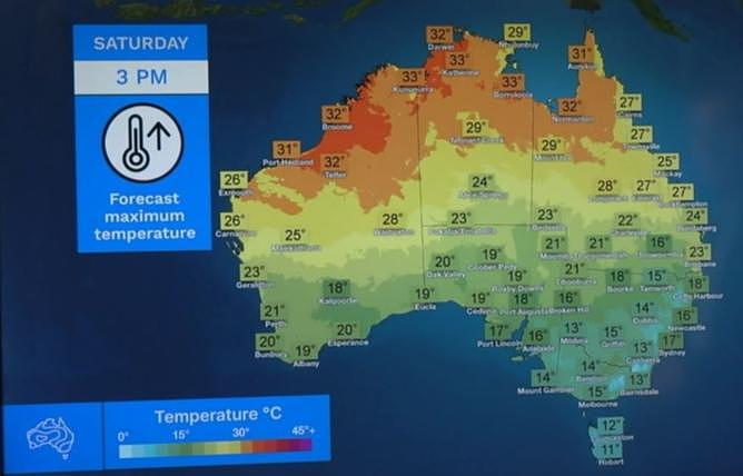 The Bureau of Meteorology’s senior Meteorologist Angus Hines has released a promising forecast for this weekend. 