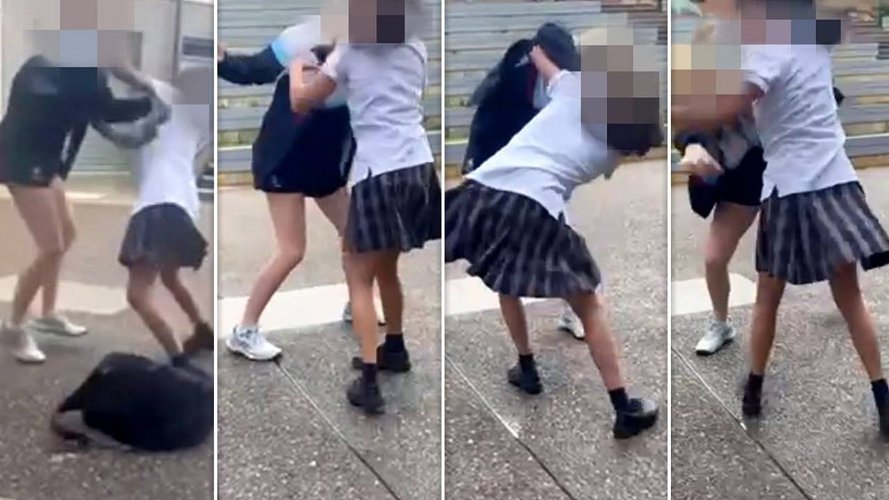 本周，两名女学生之间激烈斗殴的视频被发布到社交媒体上。