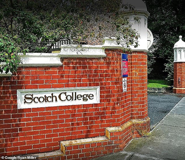 The changes to class times was proposed by Scott Marsh, the principal of the elite Scotch College in Hawthorn in Melbourne's eastern suburbs (pictured)