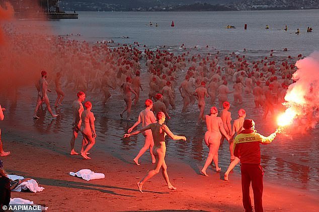The Nude Solstice Swim has become a staple of Tasmania 's popular Dark Mofo event since its debut in 2013