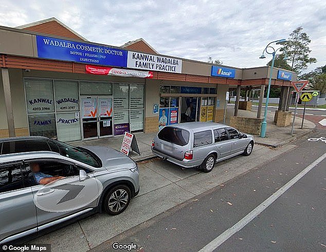 Dr Toma, an Egyptian-born GP, had been working full-time at the Kanwal Wadalba Family Practice on the NSW Central Coast when he treated the woman (the clinic is pictured)