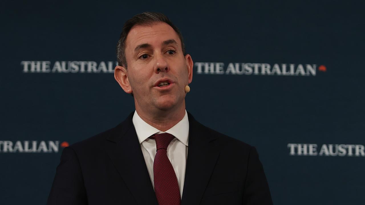 Treasurer Jim Chalmers says the Coalition are to blame for the tax break delay. Picture: John Feder/The Australian.