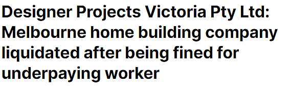 澳洲大型建筑公司宣告倒闭！曾因少付工人工资，被罚逾$4万（组图） - 1
