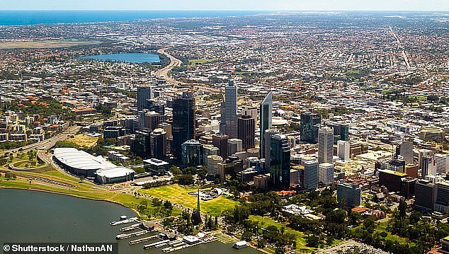 WA's unemployment rate sits at about 3.6 per cent, the lowest in the country. Perth is pictured