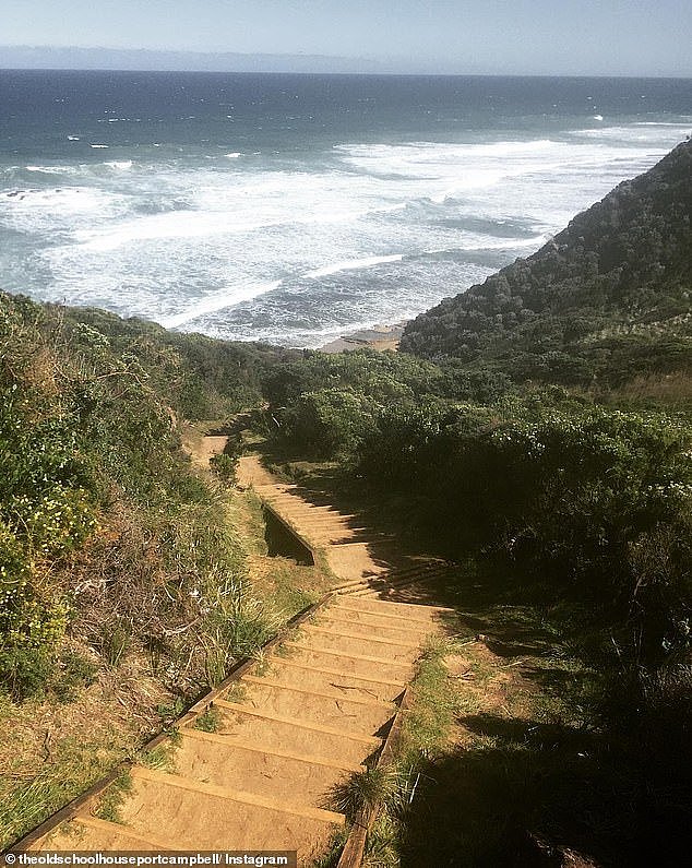 Bart Wissink, 78, and his partner Kaye Salisbury, 74, were found on a walking track near Wreck Beach (pictured) near the Great Ocean Road last Friday