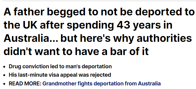西澳生活43载，55岁祖父惨遭驱逐，只因忘做这件事（组图） - 1