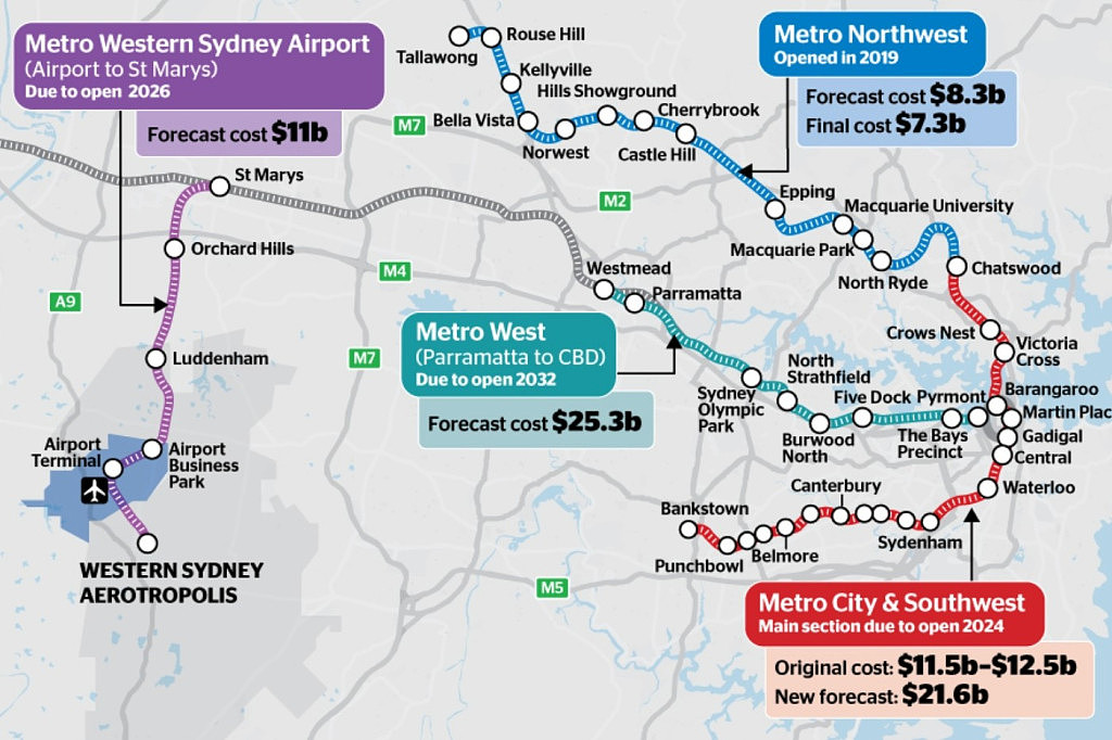 定了！悉尼地铁新线路8月4日通车，华人区到CBD仅需13分钟（组图） - 3