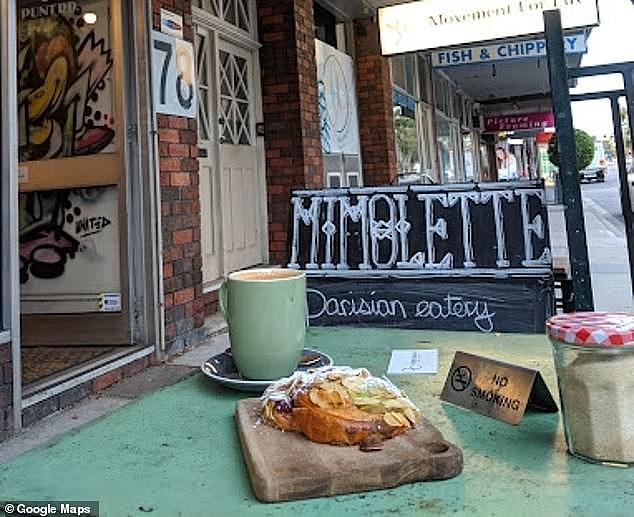 Mimolette Café in Windsor, Melbourne (pictured) is offering customers a 10 per cent discount if they pay in cash