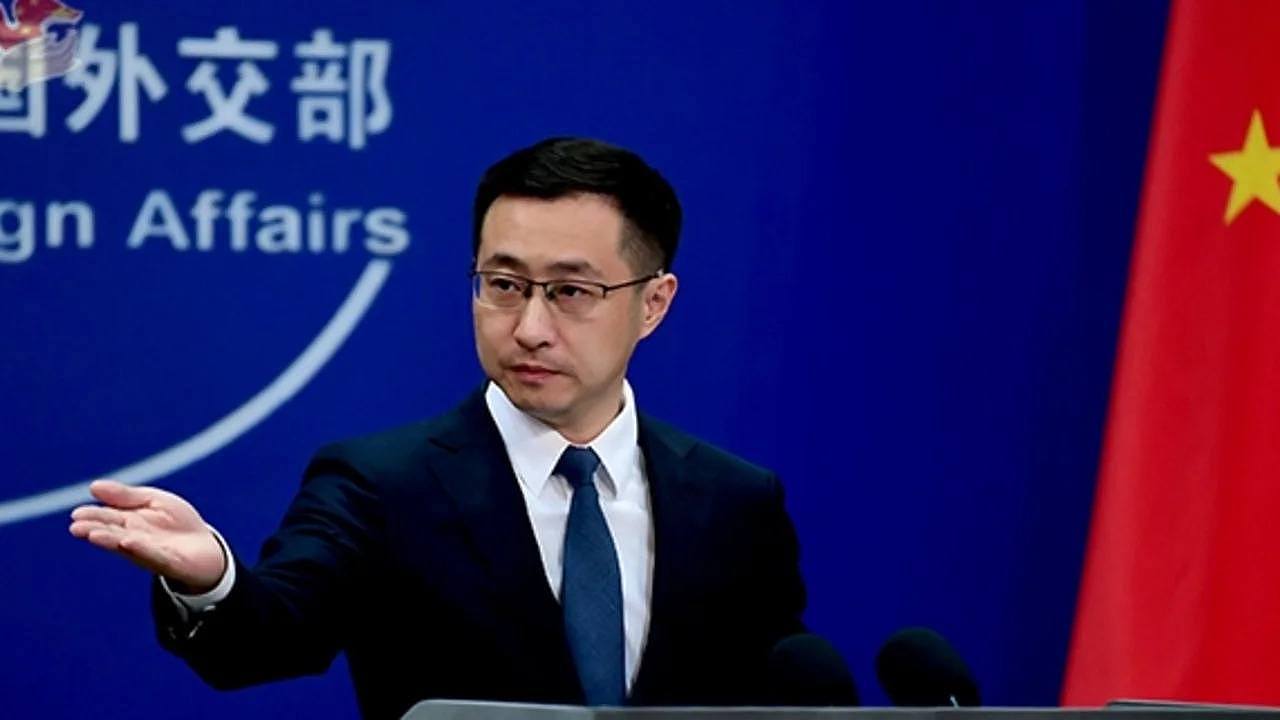 Chinese Foreign Ministry spokesman Lin Jian at a press conference on July 9, 2024. Picture: Ministry of Foreign Affairs of the People’s Republic of China