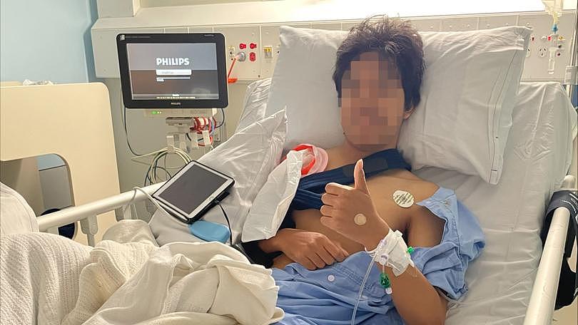 An innocent teenage cyclist has told of the moment an allegedly stolen car engaged in a pursuit rammed him down before he was sent flying into the air and hurtling towards a home over 10 metres away.