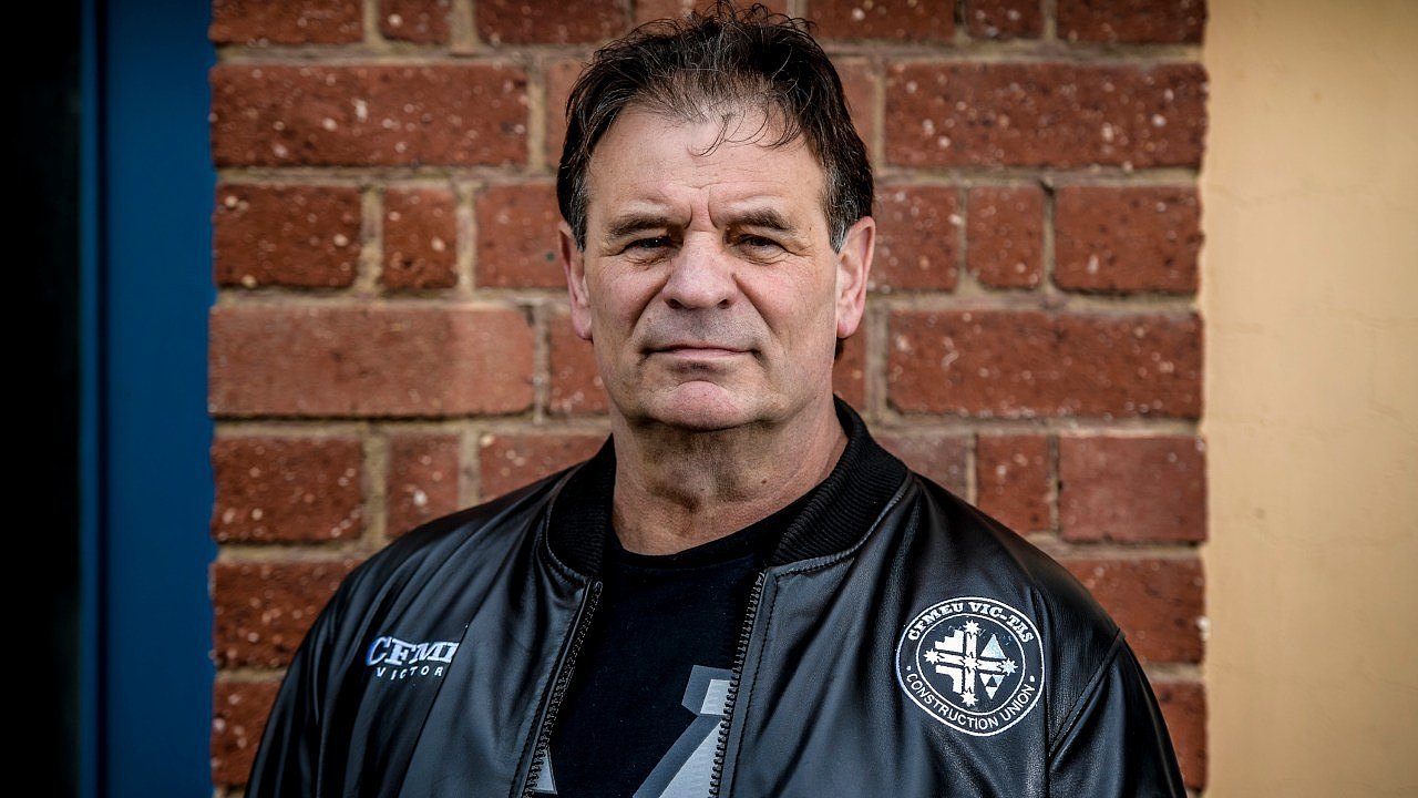 Former CFMEU boss John Setka resigned from the union on Friday before allegations of corruption arose. Picture: Roy VanDerVegt/The Australian